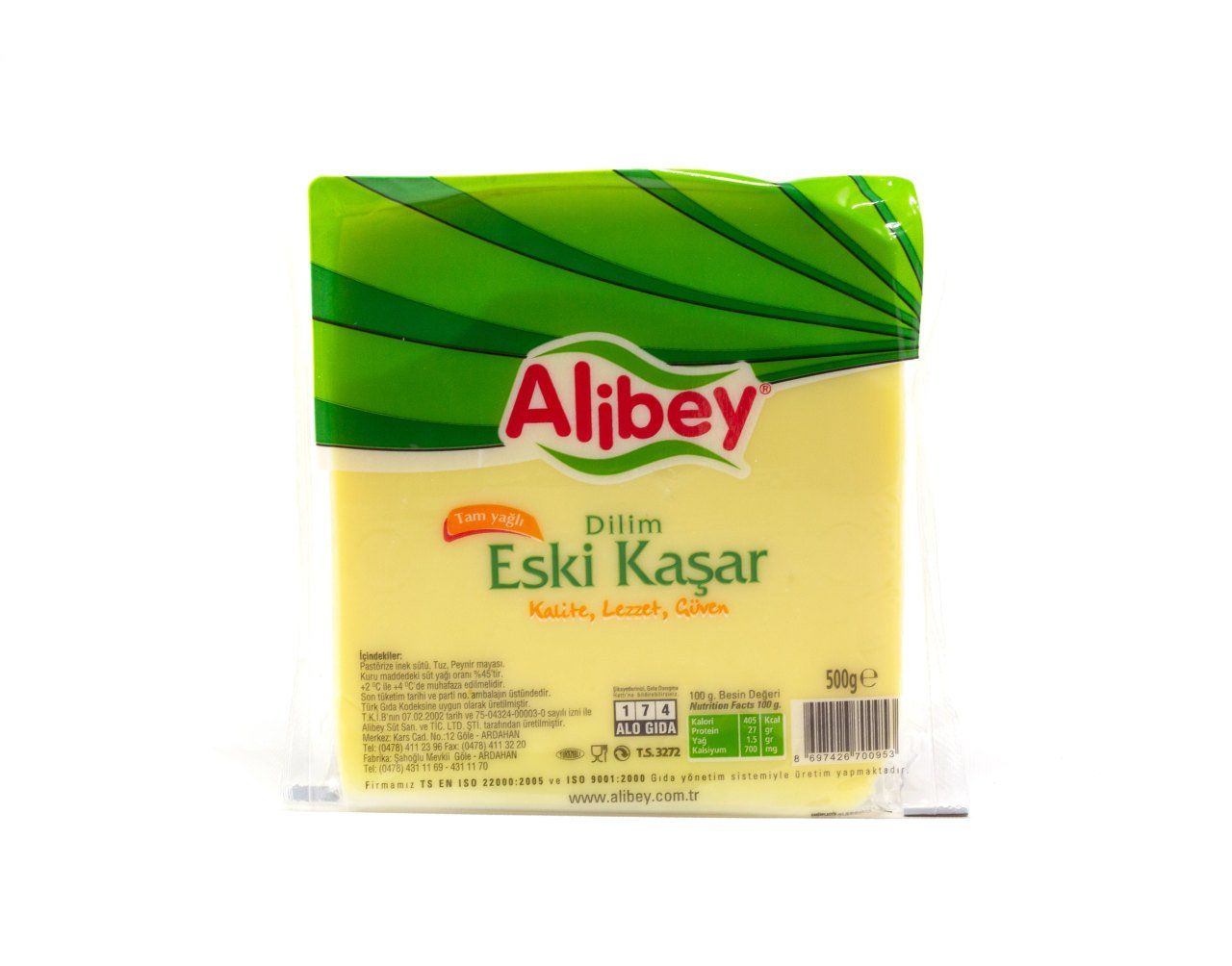 Dilim Eski Kaşar 500 GR